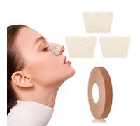 Férula nasal termoplástica y cinta de elevación facial, sin alcohol, kit de fijación y elevación de nariz sin electricidad, clip de nariz trapezoidal reutilizable y vendaje elástico, accesorios de