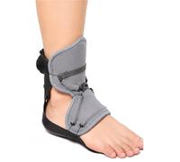 Férula Nocturna para Fascitis Plantar y Pie Caído Soporte Ortopédico Ajustable con Barra de Aluminio para Tendinitis de Aquiles Dolor de Talón y Tobillo Unisex(Izquierda,L)