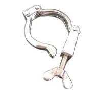 Férula O/D SS304 de 130 mm de acero inoxidable para estampado de tres abrazaderas para lácteos