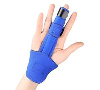 Férula para Dedo Corazón,Soporte Ajustable para Fracturas,Tendinitis y Dedo en Gatillo,Inmovilizador Transpirable con Extensión de Aluminio,Alivio para Esguinces y Lesiones,Mano Izquierda y Derecha