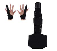 Férula para Dedo en Gatillo, Férula para Dedo Ajustable para Dedo Anular Medio, Mano Izquierda o Derecha, Inmovilización de Nudillos para Dedo Mazo, Túnel Carpiano, Artritis, Esguinces