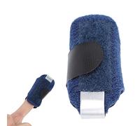 Férula para Dedos, Dedo del Pie Izquierdo/derecho o Férula de Soporte de Aluminio para Dedos Rotos, Enderezamiento o Inmovilización de Nudillos(Izquierda)