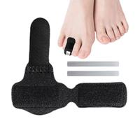 Férula para el dedo del pie roto transpirable, Corrector de dedos acolchado, enderezador de dedos duradero para dedos rizados, dedos curvados, malestar