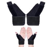 Férula Para el Pulgar, 2 piezas Férula de Pulgar Reversible, Muñequera Pulgar Reversible, Ferula Rizartrosis para las 2 Manos, Inmovilizador de Dedo Pulgar, Para Artritis, Tendinitis y Esguinces