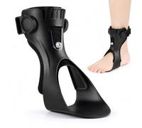 Férula para Pie Equino Soporte para Caída de Pie Ortesis de Tobillo Transpirable para Caminar con Zapatos para Hombres y Mujeres Estabilizador de Tobillo con Airbag(Izquierda,S)
