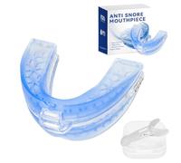 Férula para ronquidos, tope para ronquidos con tapones para los oídos, férula antironquidos y crujidos, para hombres y mujeres, boquilla antironquidos