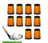 Férulas de mango de golf,Férulas de golf | Fundas para cabezas de palos con virolas de hierro,Juego de fundas para cabezas de hierro para Golf, duraderas, 10 Uds., protegen su juego de fundas para cab