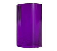 Férulas de repuesto para taco de billar, material plástico transparente sólido que mejora el control y reduce los errores de golpe (morado)