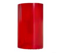 Férulas de repuesto para taco de billar, material plástico transparente sólido que mejora el control y reduce los errores de golpe (rojo)