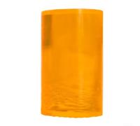 Férulas de repuesto para taco de billar, material plástico transparente sólido que mejora el control y reduce los errores de golpe (amarillo)