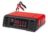 Ferve F-9012 Cargador de Bateria Automático - Mantenedor Inteligente 2-5-10A 6V/12V para Moto y Coche - Tecnología RF - Autoreinicio - con Pinzas y Terminales - para Baterias de Plomo-Ácido y Litio.
