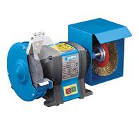 Fervi 0510 - Amoladora de banco profesional, diámetro de 150 mm, muela + cepillo de 350 W