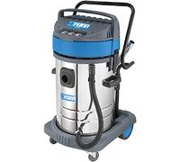 Fervi A040/803 - Aspirador de aspiradora profesional para uso industrial, 80 litros, monofase, 3 motores, incluye accesorios