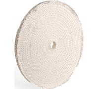 Fervi DSC150 - Disco de sisal y algodón acolchado, diámetro exterior: 150 mm, diámetro del agujero: 20 mm