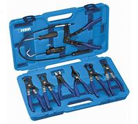 Conjunto Completo Con 9 Pinzas para Abrazaderas Coche Fervi 0603