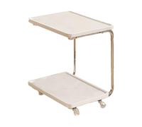 feryitao La Mesa Lateral del Sofá de Moda es Exquisita La Mesa de Café se Puede Mover La Cabecera Práctica con el Armario Lateral de La Rueda