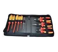 FESA 4595 Juego 9 piezas de destornilladores VDE y Alicates Aislados para Electricista, destronilladores aislados, alicates aislados