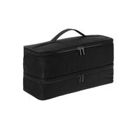 Fesatccoz Bolsa de viaje de doble capa para Shark FlexStyle/Dyson Airwrap, bolsa de almacenamiento para estilizadores y accesorios con acolchado