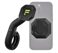 FESCHD Soporte para teléfono móvil para Bicicleta - Soporte Universal y Seguro para Smartphone con Cierre magnético - Fácil de Colocar en Fundas de teléfono móvil - Antivibración y sostenible -