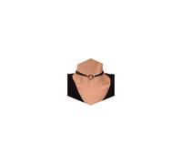 Fesciory Gargantilla negra para mujer, ajustable, de terciopelo y cuero, con encaje, regalo de joyería gótica., Cuero y metal, No es una piedra preciosa