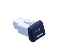 FESFOC Accesorios para automóviles Botón de Programa de Estabilidad electrónica Interruptor ESP for Audi A4 S4 8E B6 B7 RS4 2001 2004 2005 2006 2007 2008 8E19271345PR 8ED927134