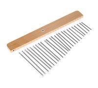 Fesjoy 25 Carillones de Viento con Barra de Metal, Carillones Percusión Manual con Sonido Brillante para Programas Infantiles y Música Coro, Metal + Madera