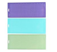 Fesjoy 4 Alfombrillas de Corte Adhesivas Antideslizantes de 4,5 X 6,5 Pulgadas para Máquina Trazadora Cameo Explore, Alfombrillas Agarre Estándar con Marcas Rejilla, Entusiastas la Artesanía (3