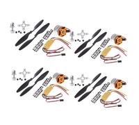 Fesjoy 4 unidades HP A2212 1000KV Outrunner Motor + 4 unidades HP 30A ESC + 4 pares 1045 Prop (B) Quad-rotor
