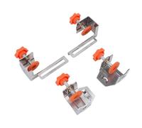 Fesjoy Abrazadera de Fijación de Cajón Ajustable Operación Eficiente Uso Versátil Abrazaderas Acero Inoxidable 4 Piezas para Ensamblaje Muebles