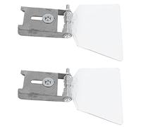 Fesjoy Amoladora de Banco Protector Ocular Caja de Acero Inoxidable Accesorios Fijación Escudo Herramientas 2 Uds Trajes 125/150/200/250 Amoladora