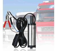 Fesjoy Bomba Sumergible Eficiente para Transferencia de Agua y Gasóleo en Construcción DC 12V/24V para Maquinaria Agrícola (12V)