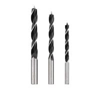 Fesjoy Brocas de Aleación de Aluminio, 3 uds., Plantilla Guía 6/8/10mm para Perforación Precisión Carpintería, Posicionador Multiángulo para Rieles Cubierta (Brocas)