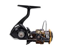 Fesjoy Carrete de Pesca con Relación de Engranaje 5.2:1 Arrastre 4 Kg, Carrete Giratorio Liviano con Tornillo Fibra Carbono en el Balancín para Pesca Señuelos para Pequeños Entusiastas la Señuelos