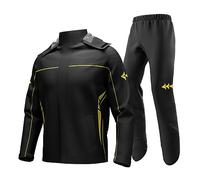 Fesjoy Chubasquero, Traje de Lluvia Impermeable para Motocicleta para Hombres y Mujeres, Ropa de Lluvia para Ciclismo en Bicicleta, Chaqueta y Pantalones con Bolsa de Almacenamiento, Chaqueta de