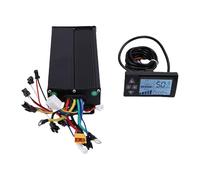 Fesjoy Controlador de Bicicleta Eléctrica Kit de Motor sin Escobillas 3 Modos 35A con Panel Pantalla LCD para Uso en Exteriores Aleación Aluminio 1 Juego para Ciclistas