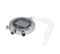 Fesjoy Cronómetro de 0,01 Segundos con Pantalla de Calendario, Función Alarma Personalizable, Incluye Manual Instrucciones, Batería CR2032x1