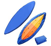 Fesjoy Cubierta Antipolvo para Kayak Al Aire , Tela Oxford 420D, Cubierta Impermeable para Barco Almacenamiento, Paquete de 2 Cubiertas Resistentes Kayak Barco de Pesca, Uso en Interiores (#9)