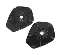 Fesjoy Cubierta Protectora para Orificios de Limpiaparabrisas de Automóvil, Ajuste Universal para Almohadilla Protectora Inferior de Brazo de Limpiaparabrisas de Silicona, 2 Piezas,