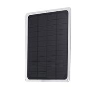 Fesjoy DC12V 10W Panel Solar con Puerto USB Cargador para Coche Carga Accesorios Batería Completa Portátil 12V para Camping Exterior Senderismo Pesca Escalada
