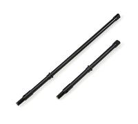 Fesjoy Eje de transmisión Reemplazo del eje de transmisión del eje trasero de metal para Axial RBX10 1/10 Accesorios de actualización del coche con control remoto negro, 1 par