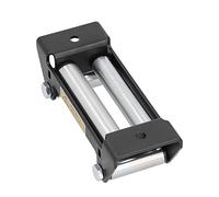 Fesjoy Guía de Rodillo de Cabrestante, Guía de Guía Lateral a Lado, Reemplazo Universal de Mantenimiento de Metal para ATV UTV, Distancia del Orificio de 165 Mm/6,5 Pulgadas,