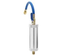 Fesjoy Herramienta de Inyector de Aceite Alta Presión para Aire Acondicionado Automóvil, Adaptador Apagado 1/4SAE 2 Onzas, Práctico/resistente Al Desgaste/resistente a la Corrosión, Adecuado para