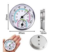 Fesjoy Higrómetro Portátil 2 en 1, Medidor de Humedad y Temperatura Inalámbrico Montado en la Pared para Interiores, Monitor Preciso de Temperatura y Humedad para Oficinas, Laboratorios, Material