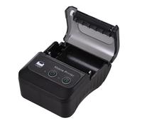 Fesjoy Impresora Térmica Portátil Impresora De Restaurante Recargable USB De 58 Mm para, Mini Liviana para Tienda, Negra