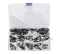 Fesjoy Kit de Reparación de Puntas Caña Pescar 44 Piezas, Juego Anillos Guía Cerámica Acero Inoxidable Primera Calidad, Fácil Reparación para Todas Las Cañas Pescar, Apto para Principiantes