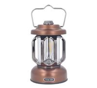 Fesjoy LED Vintage Lantern para Outdoor Adventures (Brown) | Batería recargable, varios modos de iluminación, práctico diseño colgante
