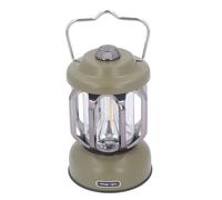Fesjoy LED Vintage Lantern para Outdoor Adventures (Green) | Batería recargable, varios modos de iluminación, práctico diseño colgante
