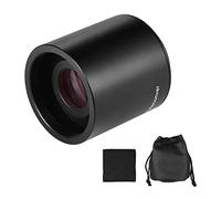 Fesjoy Lente Teleconvertidora 2X para Lentes con Montura T de Cámara de 650-1300 Mm 500 Mm 420-800 - Imágenes Paisajes Distantes Más Claras - Cámaras DSLR Metal y Negro