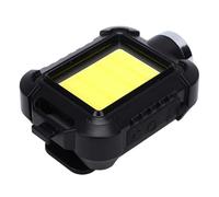 Fesjoy Linterna de Muñeca Recargable con Abrazadera Integrada para Cinturones Mochilas, Linterna LED de 16.000 Lúmenes Negra