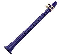 Fesjoy Mini Saxofón de Bolsillo de 11 Orificios Saxofón Portátil con Llave ABS C con Boquilla Alto Cañas y Bolsa Transporte 41 X 6 Cm para Principiantes Viajes Práctica (Azul)